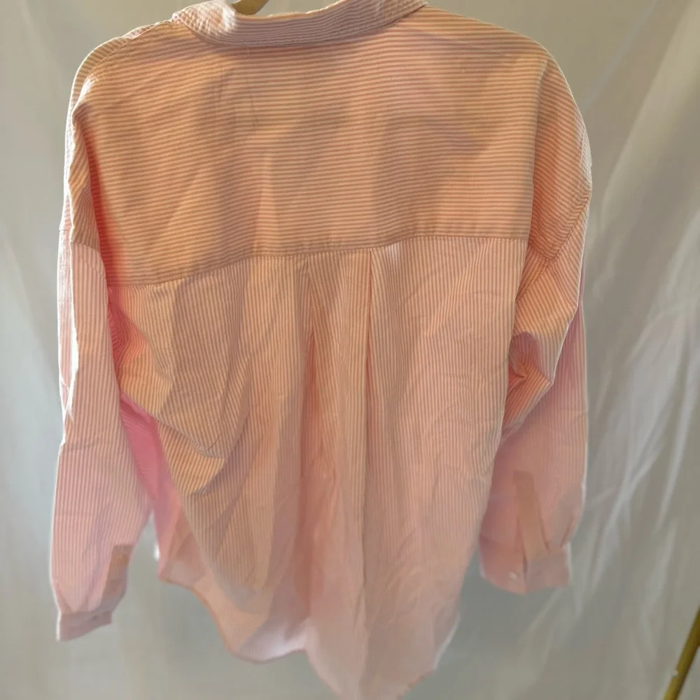Beachlunchlounge Light Pink Striped Shirt - Picture 2 of 4